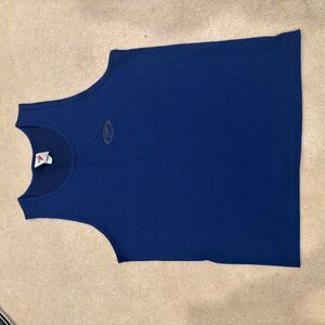 Vintage Speedo Men’s Blue Tank Top | Size Large | Classic Athletic Swimwear